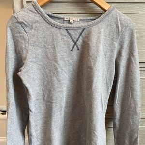 GAP long sleeve shirt with striped elbow patches